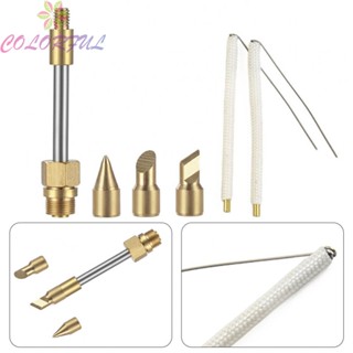 【COLORFUL】Soldering Iron Rod 15W 510 8pcs/set Copper Gold + Silver Interface Soldering