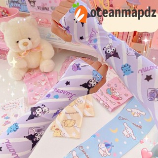 OCEANMAPDZ ปลอกแขน ผ้าเรยอน กันแดด ลายการ์ตูนคิตตี้ แมว มายเมโลดี้ ซินนาม่อนโรล สําหรับผู้หญิง เล่นกีฬากลางแจ้ง