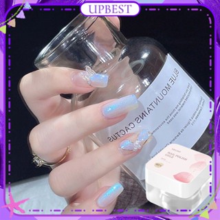 ♕ Xeijayi Aurora Unicorn Series ยาทาเล็บเจล Fine Flash Ice Transparent Sparkling Canned Phototherapy Glue Nail Art For Nail Shop 6 Colors UPBEST