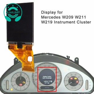 เกจวัดคลัสเตอร์รถยนต์ หน้าจอ LCD สําหรับ Mercedes E-Class E320 E350 E500 E55 E63 W209 W211 W219