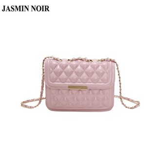 Jasmin NOIR กระเป๋าสะพายไหล่ กระเป๋าถือ ขนาดเล็ก แต่งสายโซ่คล้อง สําหรับสตรี