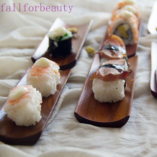 FALLFORBEAUTY ถาดซูชิ ถาดเสิร์ฟขนมขบเคี้ยว ขนมปัง ผลไม้ สไตล์ญี่ปุ่น