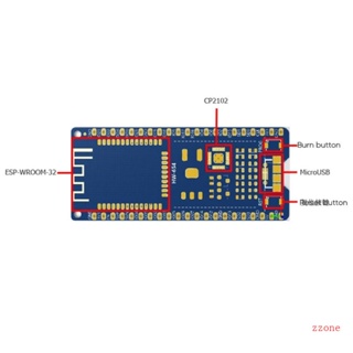 Zzz ESP32-DevKitC บอร์ดทดลอง WiFi และบลูทูธ Dual Core CH340C