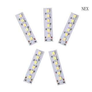 Nex ไฟ LED หรี่แสงได้ USB 18650 สําหรับ DC 3 7V-5V 5 ชิ้น