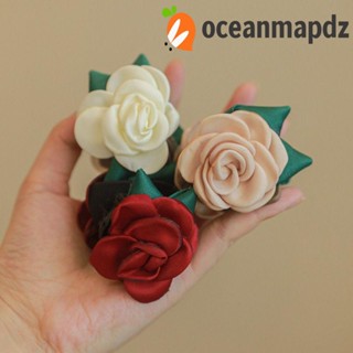 OCEANMAPDZ กิ๊บติดผม รูปดอกคามิเลีย ขนาดเล็ก สีแคนดี้ สไตล์เกาหลี สําหรับงานปาร์ตี้