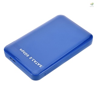 เคสฮาร์ดดิสก์ภายนอก SATA HDD SSD USB3.0 ความเร็วสูง 2.5 นิ้ว สีฟ้า