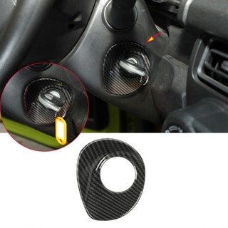 ⚡NEW 8⚡Switch Cover 1pc Adhesive Tape Carbon Fiber Ignition Start High Quality