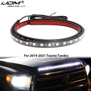 Ijdm แถบไฟซีนอน LED 63-SMD สีขาว สําหรับ Toyota Tundra 2014 2015 2016 2017 2018 2019 2020 2021 12V