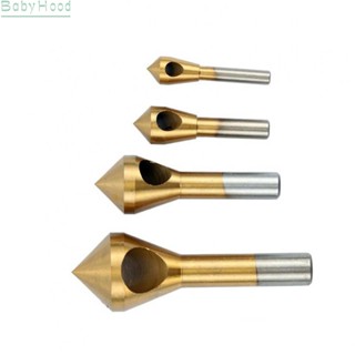 【Big Discounts】Countersink Drill Bit 4Pcs Metal Chamfering Tool Cutting For Metal Wood Plastic#BBHOOD