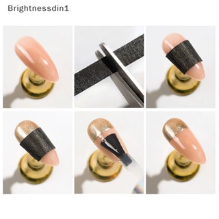 [Brightnessdin1] เทปป้องกันนิ้วมือ ป้องกันรังสียูวี LED มีกาวในตัว ระบายอากาศ สําหรับตกแต่งเล็บ 10 เมตร