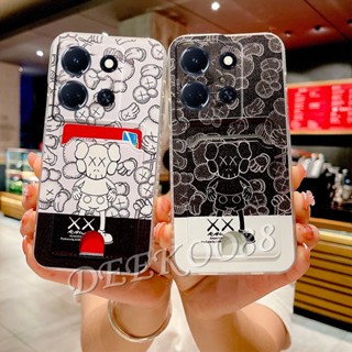 เคสโทรศัพท์มือถือแบบนิ่ม TPU ลายหัวใจน่ารัก พร้อมช่องใส่บัตร สําหรับ Infinix Note Hot 30 Pro VIP 30i 20 20S 20i 12 G96 Play NFC FREE FIRE Smart 7 Plus HD 4G Zero 5G 2023