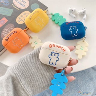 เคสหูฟังบลูทูธ ลายหมีน้อยน่ารัก สําหรับ Airpods1 2 I12 3Pro