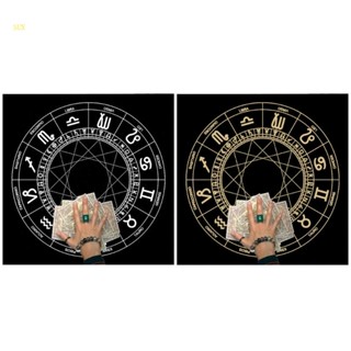 Sun ผ้าปูโต๊ะไพ่ทาโรต์ ทรงสี่เหลี่ยม ขนาด 50 ซม. 60 ซม. 75 ซม.