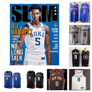 New York Knicks #9 RJ Barrett เสื้อสเวตเตอร์ของเสื้อบาสเก็ตบอล NBA Jersey