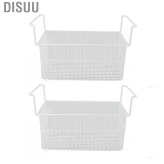 Disuu Wire Storage   Steel 2Pcs Wear Resistant  Organizer Bins with Handle for Ice  Refrigerators