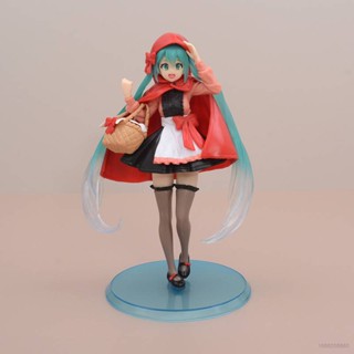 โมเดลฟิกเกอร์ Wonderland Hatsune Miku Action Figure Red Riding Hood ของเล่นสําหรับเด็ก ตกแต่งบ้าน เก็บสะสม ของขวัญ