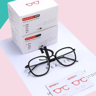 ผ้าเช็ดแว่นกันฝ้า Anti Fog (Nano Wipe) กระดาษเช็ดแว่น แผ่นเช็ดแว่นตา แห้งเร็ว ไม่ทิ้งรอย มี 5 คู่ / 50 คู่