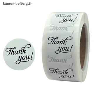 Kam สติกเกอร์ฉลาก Thank You แฮนด์เมด สําหรับตกแต่งถุงบรรจุภัณฑ์ 500 ชิ้น