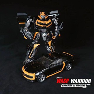 พร้อมส่ง โมเดลหุ่นยนต์รถยนต์ Bumblebee WW01B King Kong สีดํา Ww01