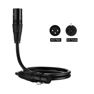 [Whgirld8] Xlr สายเคเบิลไมโครโฟน 3P 3 ฟุต 24AWG