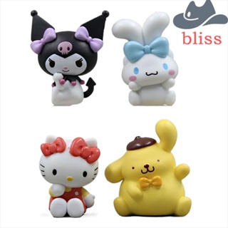 BLISS โมเดลฟิกเกอร์การ์ตูนอนิเมะ Kuromi Christmas Melody Cinnamoroll ของเล่นสําหรับเด็ก