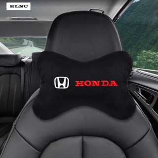 Klnu หมอนรองคอ ผ้าสักหลาด ทรงกระดูกสุนัข อุปกรณ์เสริม สําหรับรถยนต์ Honda