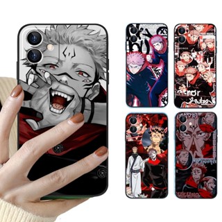 {呪術廻戦} JUMP COMICS Softcase Casing for IPhone 11 14 12 13 Pro Promax Jujutsu Kaisen Case for Apple IPhone 12Pro 13Pro 14Pro 14+ X XS XR XSMAX 7Plus 7 8 Matte Phone Covers