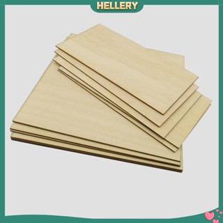 [HelleryTH] แผ่นบอร์ดไม้เบสวูด ขนาดเล็ก 200x200x2 มม. 10 ชิ้น สําหรับงานฝีมือ DIY