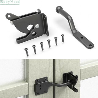 【Big Discounts】Door Latch Accessories Black Cabinet Carbon Steel Farm Fence Garden Gate#BBHOOD