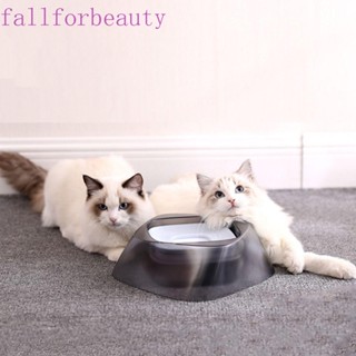 FALLFORBEAUTY ชามพลาสติก ป้องกันการเปียกน้ํา ที่ทนทาน สําหรับสัตว์เลี้ยง สุนัข แมว