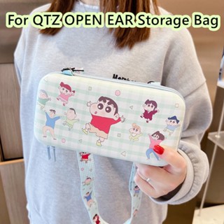 【จัดส่งรวดเร็ว】กระเป๋าเก็บหูฟัง แบบพกพา ลายการ์ตูน สําหรับ QTZ OPEN EAR Bone