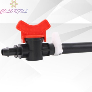 【COLORFUL】Ball Valve Connector Drip Garden Irrigation High Quality Hose Male Thread