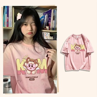 Kirbys Dream Land สุดฤดูร้อน ความหวานดั่งเดิม ลาย Top-Soo สำหรับผู้หญิงเสื้อยืด เสื้อยืดผู้หญิง