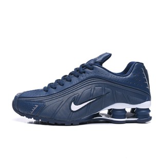 Tenisnike Max Air Shox R4 รองเท้าผ้าใบลําลอง สําหรับผู้ชาย ผู้หญิง