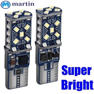 MARTIN หลอดไฟท้ายรถยนต์ LED 15SMD W5W แบบสากล สําหรับอ่านหนังสือ