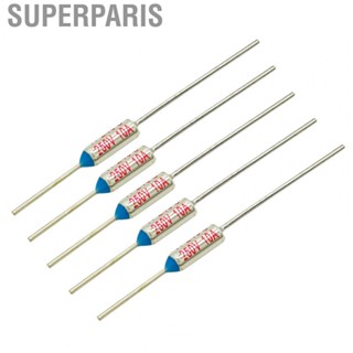 Superparis Metal Thermal Fuse  RY TF Series 5Pcs 250V Granular Material Protective Temperature for Electric Current Provider