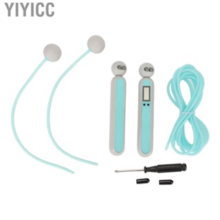 Yiyicc Workout Jumping Rope Intelligent Counting Rotation Cordless Jump Blue ABE