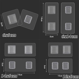 ตะขอแขวนแปรงสีฟัน แบบใส ไม่ต้องเจาะรู กันน้ํา ไร้รอยต่อ