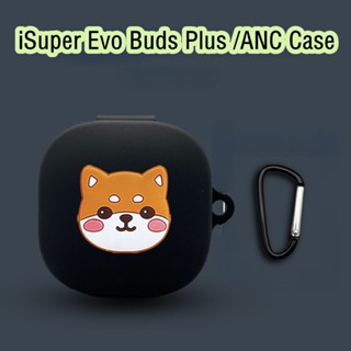 【ของแท้】เคสหูฟัง แบบนิ่ม ลายการ์ตูน สําหรับ iSuper Evo Buds Plus Gaming ANC Air iSuper Evo Buds Plus ANC