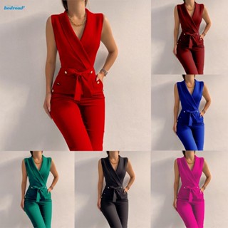 【HODRD】Womens Business Ready Jumpsuit Stylish and Comfortable for Any Formal Gathering【Fashion】