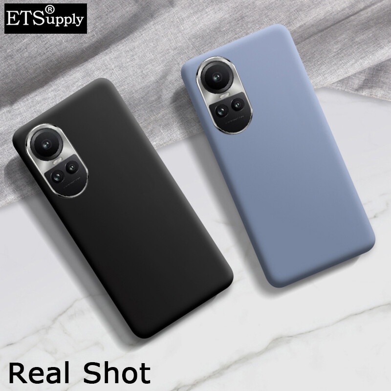 OPPO Reno10 เวอร์ชั่นภาษาไทย เคสโทรศัพท์ OPPO Reno 10 Pro + เคสซิลิก้าเจล นิ่ม ป้องกันเต็มรูปแบบ เป็นมิตรกับสิ่งแวดล้อม เคสฝาหลังยาง สําหรับ OPPO Reno 10Pro Plus เคส