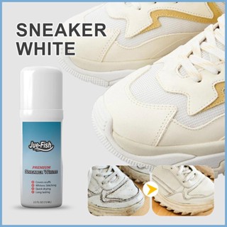 Shoes Whitener 2.5 fl oz เจลทําความสะอาดรองเท้า สีขาว เจลทําความสะอาดรองเท้าผ้าใบ เจลทําความสะอาดสีขาว สําหรับทุกเพศทุกวัย