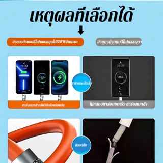 สายดาต้าแบบ3ใน1ที่เพิ่มหนาแบบชาร์จแบตเร็วหมุนได้