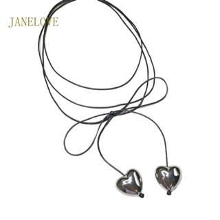 Jlove สร้อยคอโซ่ จี้รูปหัวใจ สไตล์เกาหลี สําหรับผู้หญิง