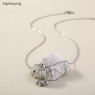 [highbuying] สร้อยคอโซ่ จี้รูปเต่า เรืองแสงในที่มืด 3 สี เครื่องประดับแฟชั่น สําหรับผู้หญิง พร้อมส่ง