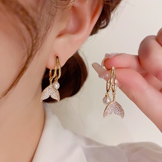 ต่างหูแฟชั่น ประดับไข่มุก หรูหรา สไตล์เกาหลี