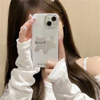 เคสโทรศัพท์มือถือ ซิลิโคน กันกระแทก ลายสุนัข แมวน่ารัก สําหรับ Iphone 12 11 13 14 PRO MAX 14 13ProMax 12 13pro 11 14pro