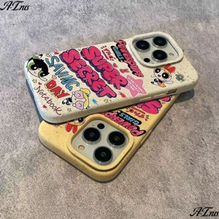 เคสโทรศัพท์มือถือ ลายข้าวสาลี พาวเวอร์พัฟเกิร์ล สําหรับ Iphone 13pro 128 7xsmax 1114 JQO6