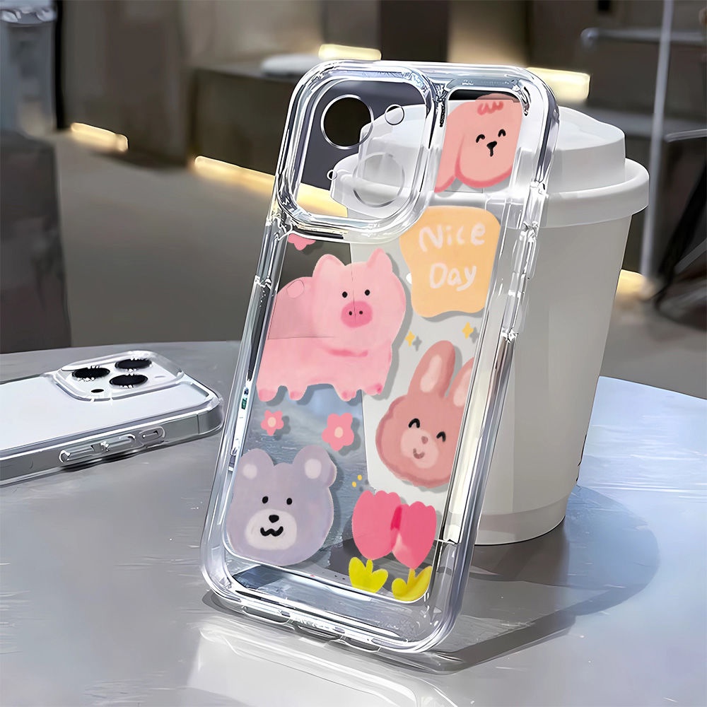 กลุ่มสัตว์เหมาะสําหรับเคสโทรศัพท์ Apple 13 iPhone14Promax รวมทุกอย่าง 11 ใหม่ 12 การ์ตูน 7 นุ่ม 8p E