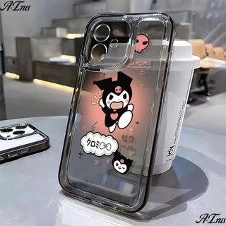 เคสโทรศัพท์มือถือ แบบนิ่ม ลาย Kuromi สําหรับ Apple Iphone 78 14Pro13 12 11 BK6Z